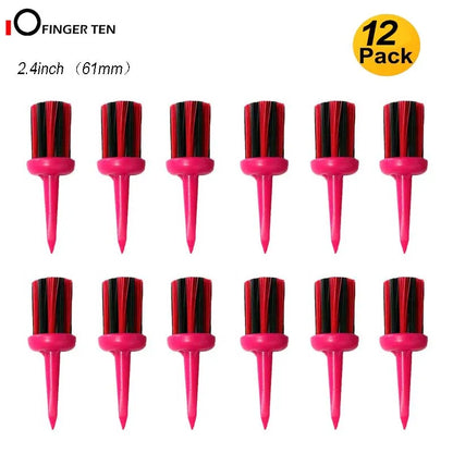 Unbreakable Brush Golf Tees - 12 Pack
