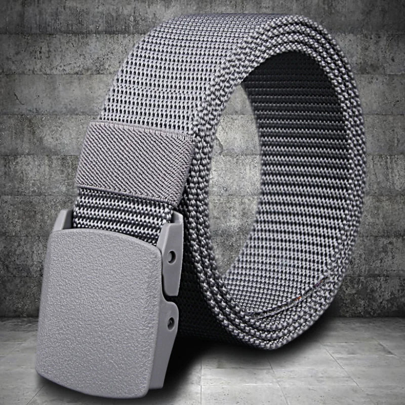 Outdoor Plastic Buckle Belt for Men & Women