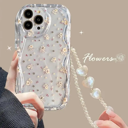 Fashion Butterfly Phone Case with Heart Bracelet
