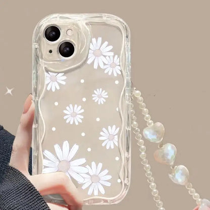 Fashion Butterfly Phone Case with Heart Bracelet

