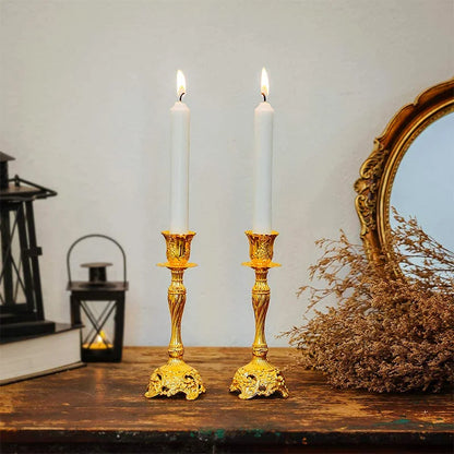 Elegant Decorative Candlestick Holder Set