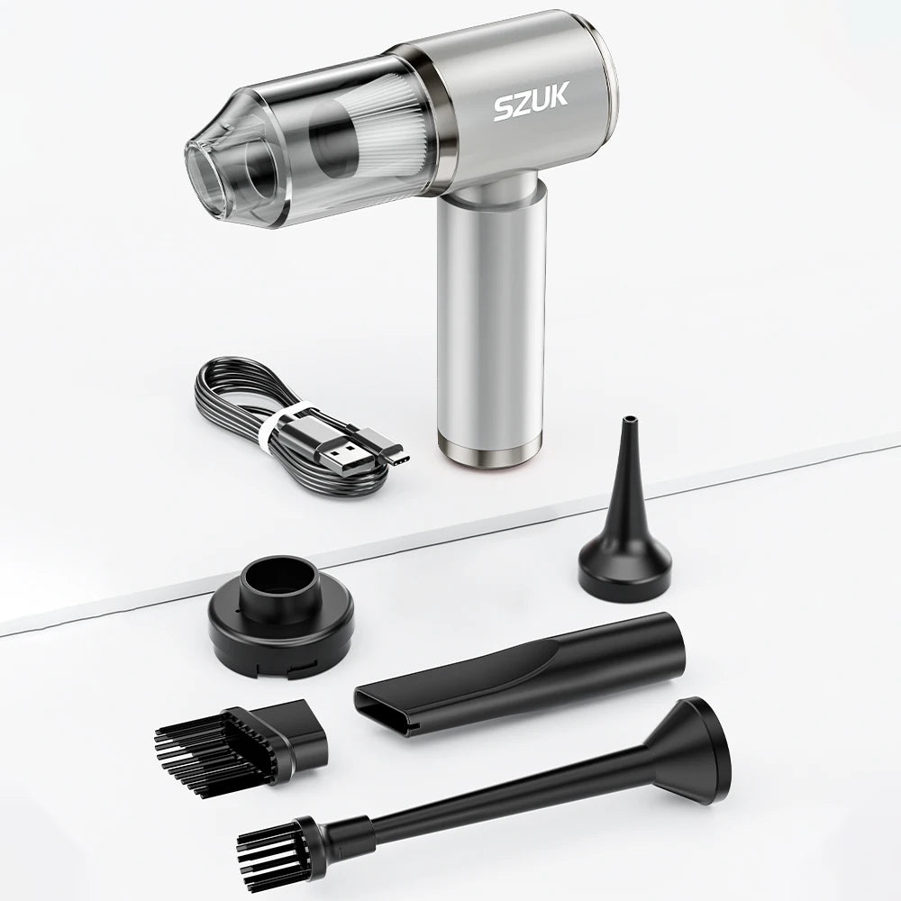 Portable Wireless Car Vacuum with Strong Suction