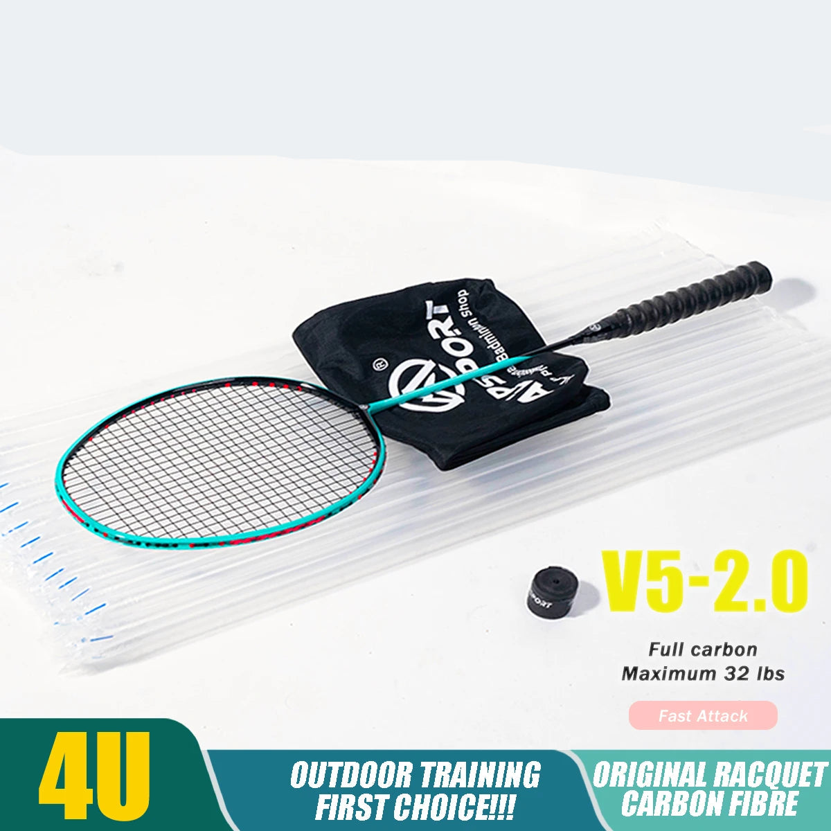 Carbon Fiber Ultra-Light Junior Tennis Racquet