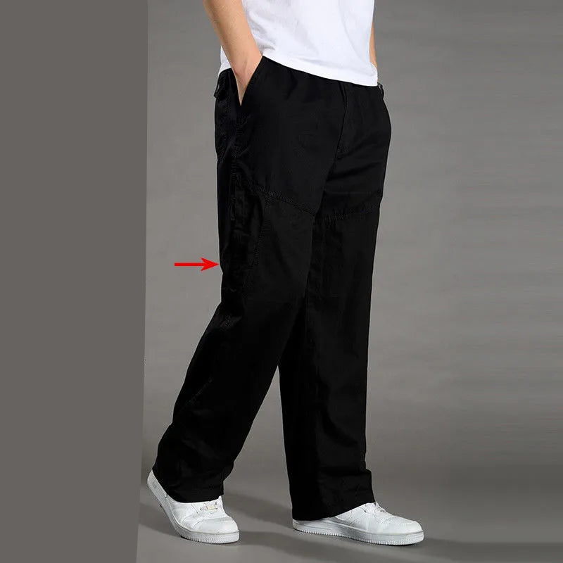 Men's 6XL Cargo Pants for Spring/Summer
