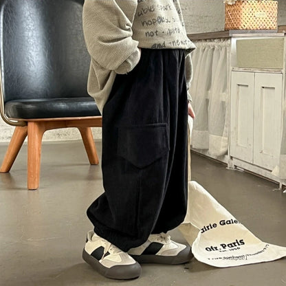 New Cargo Pants for 2-6 Years Old Solid Boys Casual Sport Pants Enfant Garcon Kids Children Trousers 2-8Years Clothes