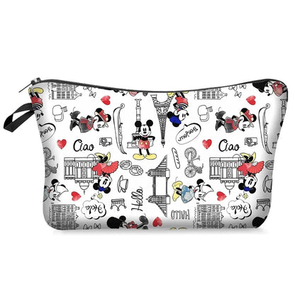 Mickey Minnie Cartoon Cosmetic Bag

