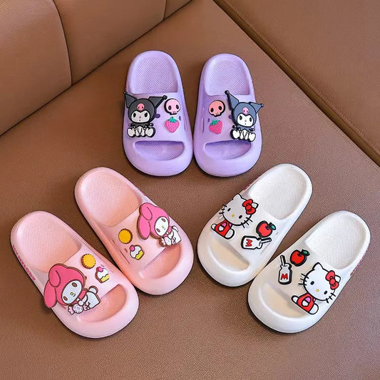  Cartoon Kids Non-Slip Indoor Slippers