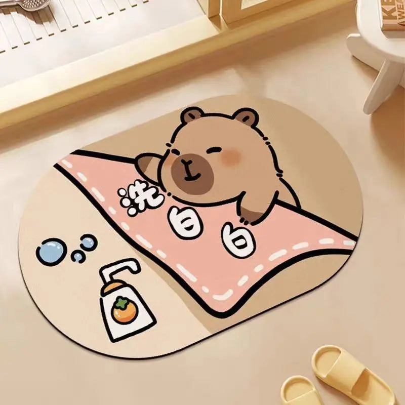 Cartoon Quick-Drying Bathroom Mat