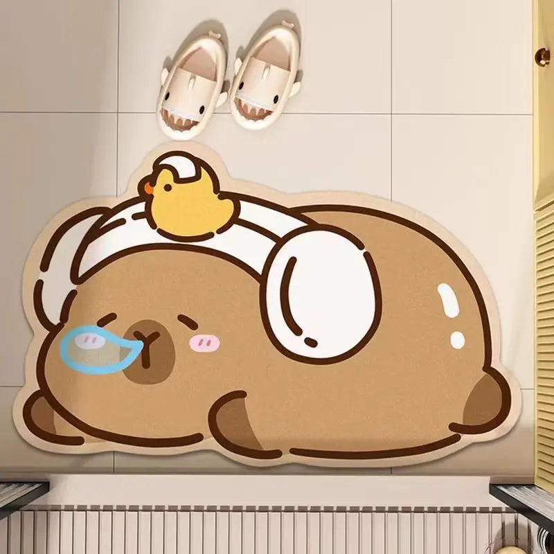 Cartoon Quick-Drying Bathroom Mat