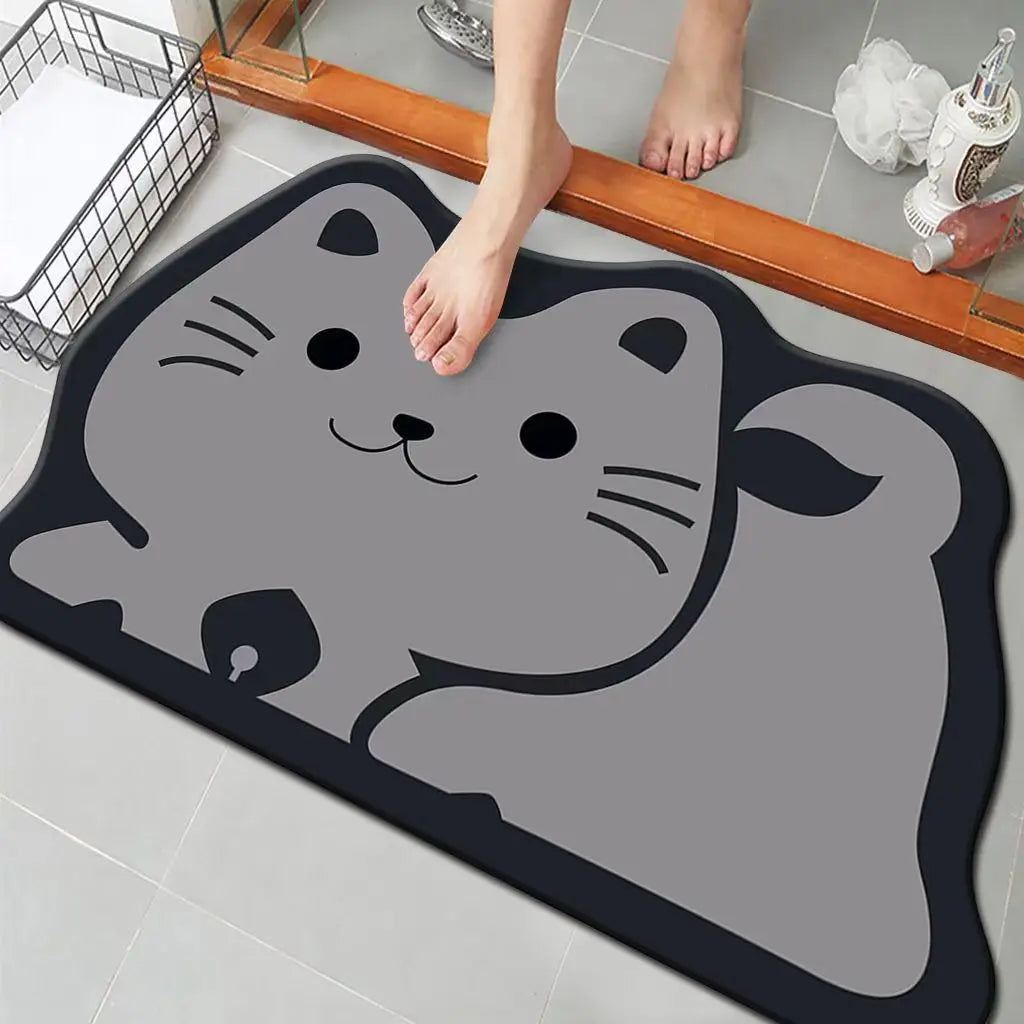 Cartoon Quick-Drying Bathroom Mat