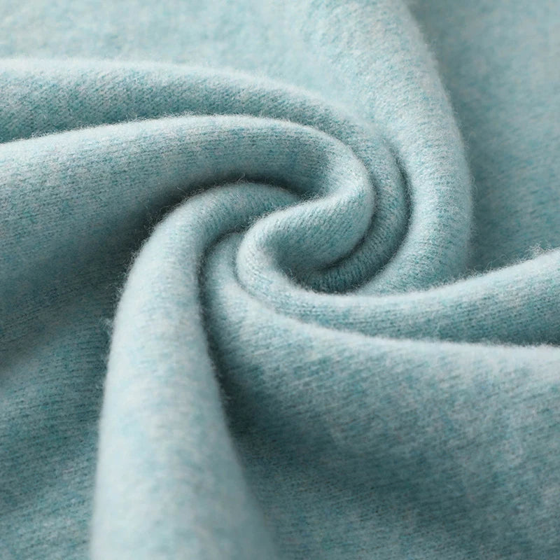 Cashmere Sweater Women's Crew Neck Pullover Women's Short Undercoat