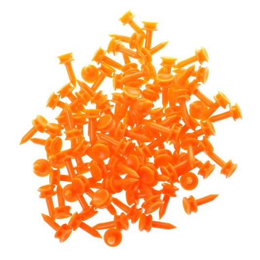 Castle Orange Golf Tees

