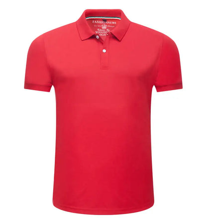Casual Solid Color Polo Shirt
