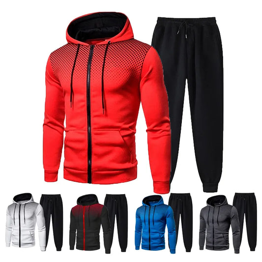 Casual Zipper Sports Set

