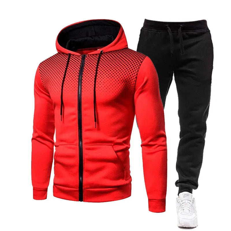 Casual Zipper Sports Set

