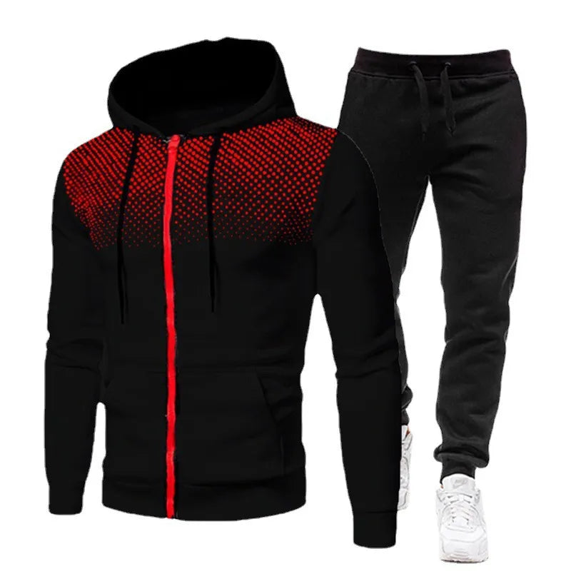Casual Zipper Sports Set

