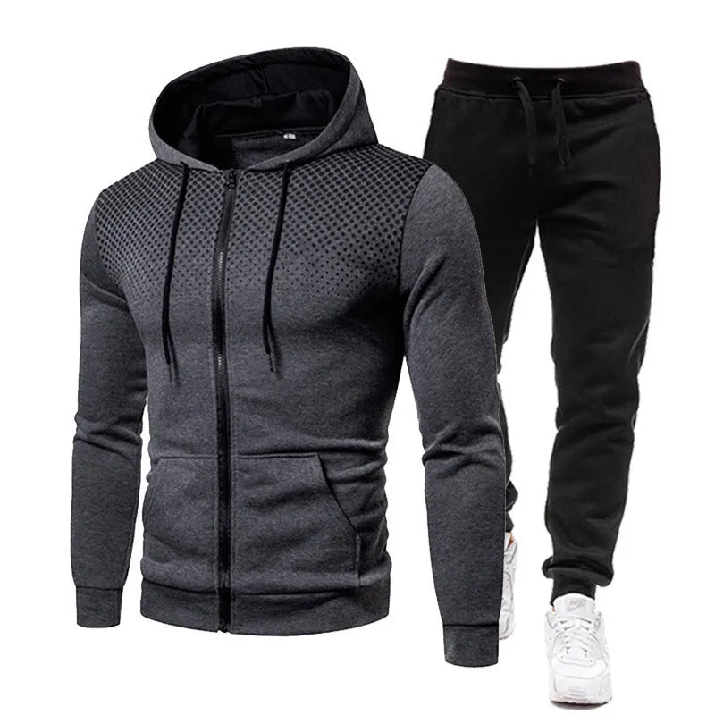 Casual Zipper Sports Set

