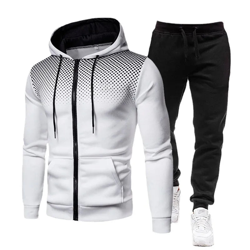 Casual Zipper Sports Set

