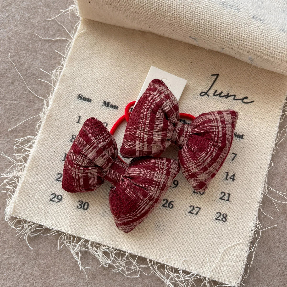 Childern Bow Hair Rope Ring Elastic Rubber Band Headwear