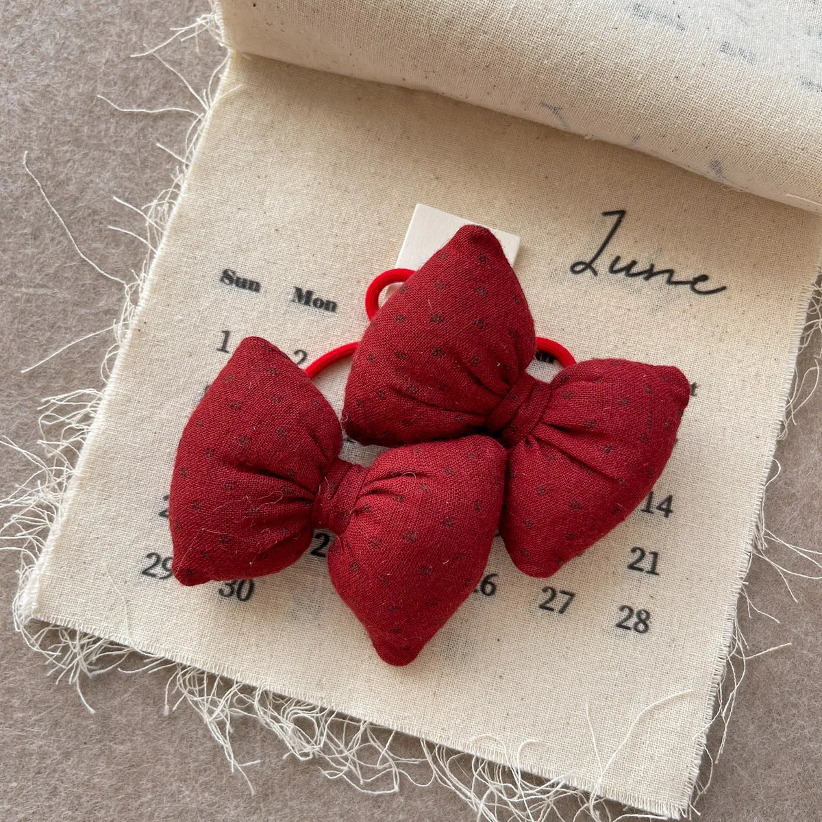 Childern Bow Hair Rope Ring Elastic Rubber Band Headwear