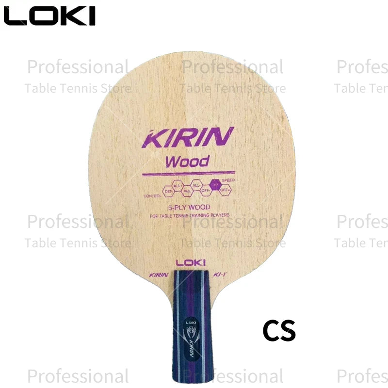 Childrens Ping Pong Pure Wooden Tennis Racquet