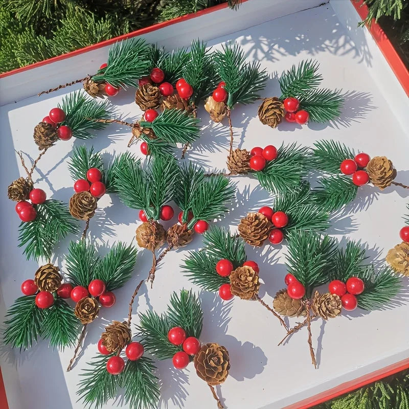 xmas pine cones
