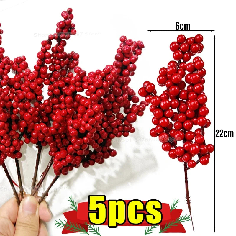 red berries artificial