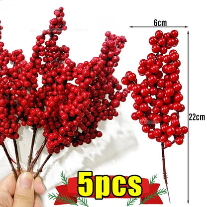 red berries artificial