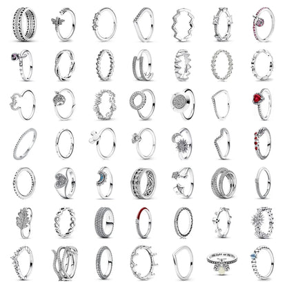 Circles 925 sliver ring

