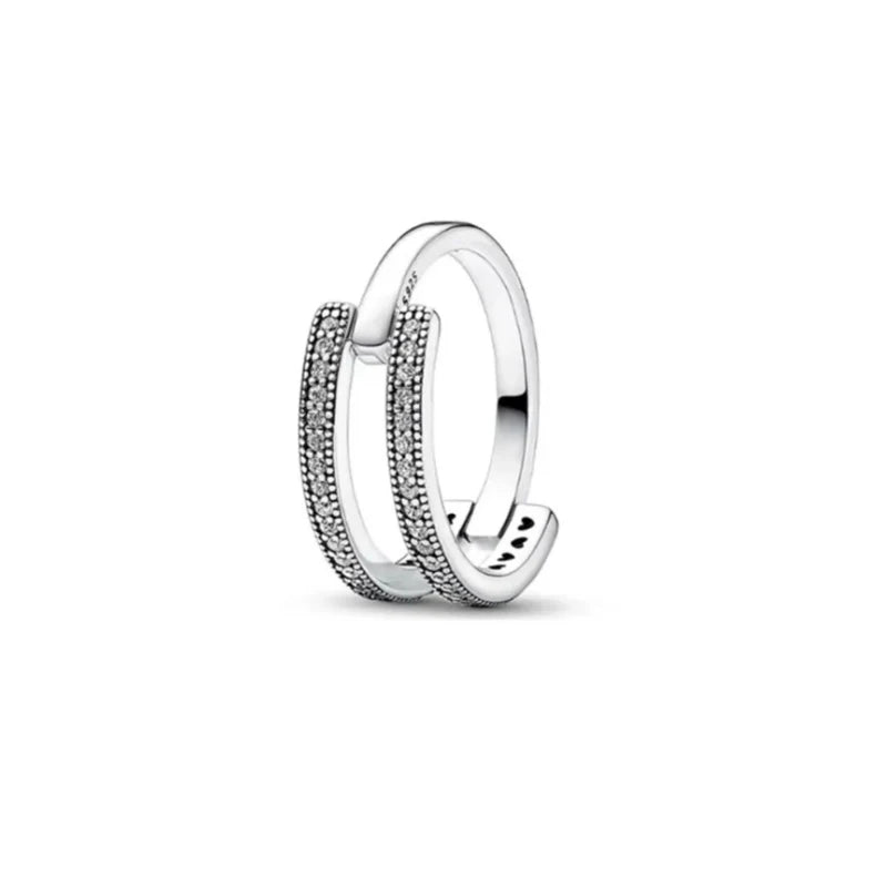 Circles 925 sliver ring

