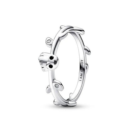 Circles 925 sliver ring

