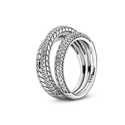 Circles 925 sliver ring

