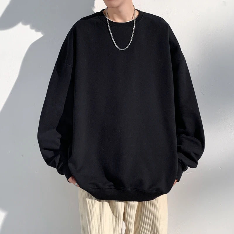 Classic Loose Pullover Sweatshirt