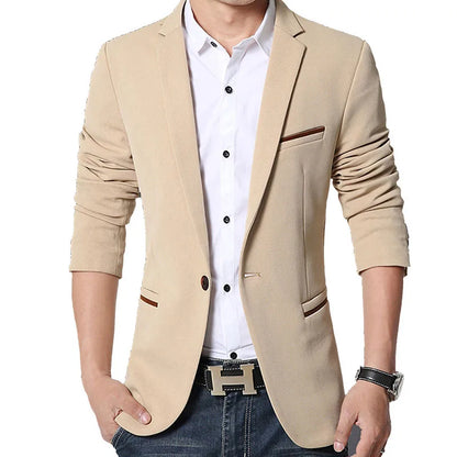 MascClassic Slim Fit Men's Blazer - Korean Style
ulino