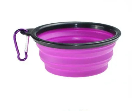 Collapsible Outdoor Camping Portable Folding Dog Travel Bowl