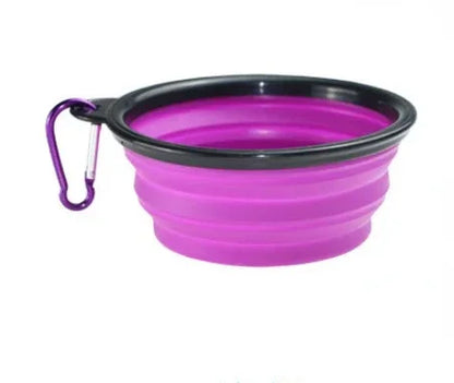 Collapsible Outdoor Camping Portable Folding Dog Travel Bowl