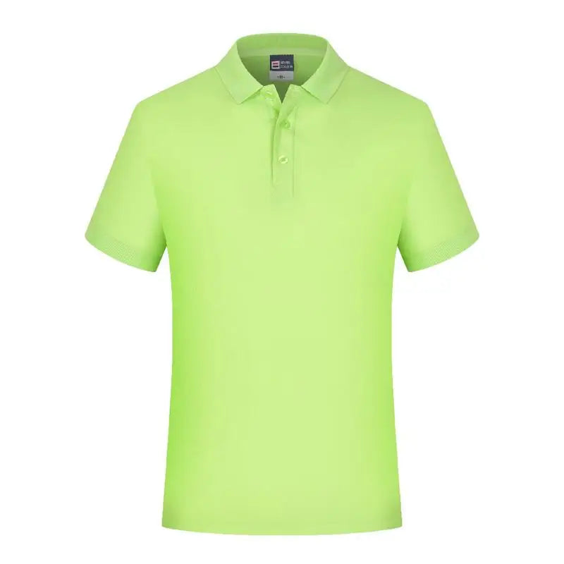 Blank White Men Polo T Shirt Short Sleeve Casual Collar Shirts
