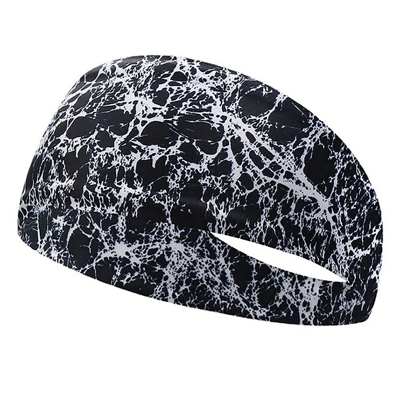 Color Print Elastic Men's Tennis Headband