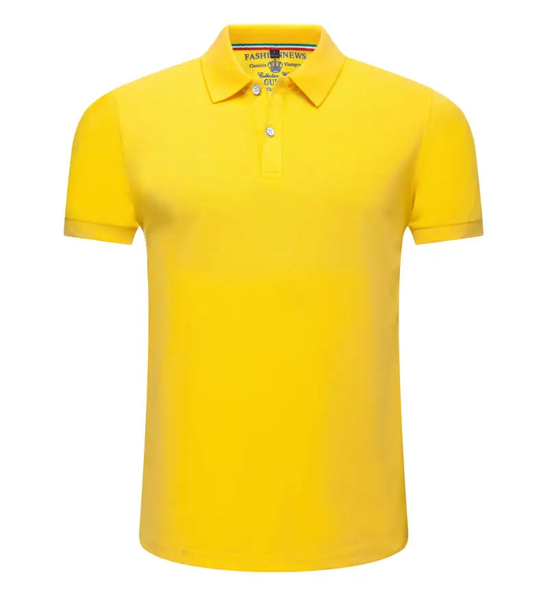 Casual Solid Color Polo Shirt
