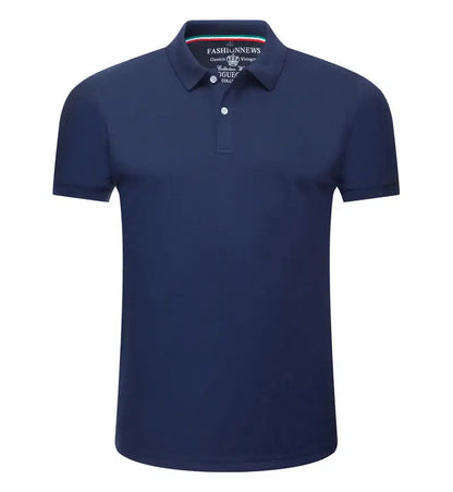 Casual Solid Color Polo Shirt
