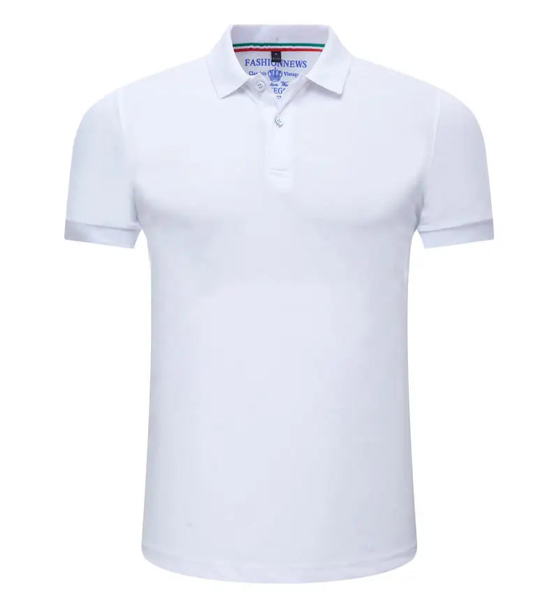Casual Solid Color Polo Shirt
