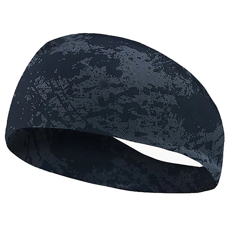 Color Print Elastic Men's Tennis Headband
