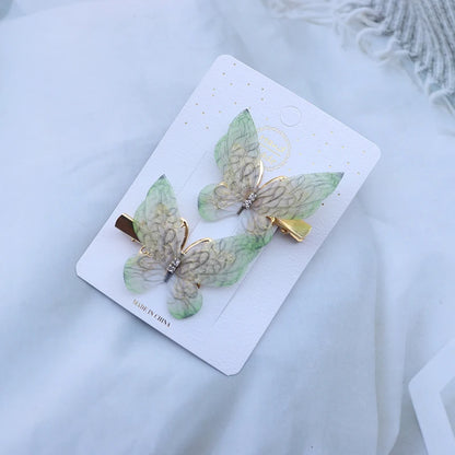 Colorful Butterfly Hair Clips