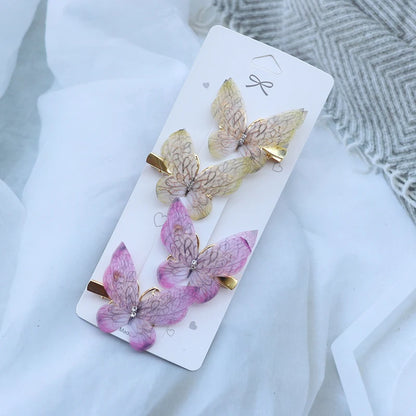 Colorful Butterfly Hair Clips