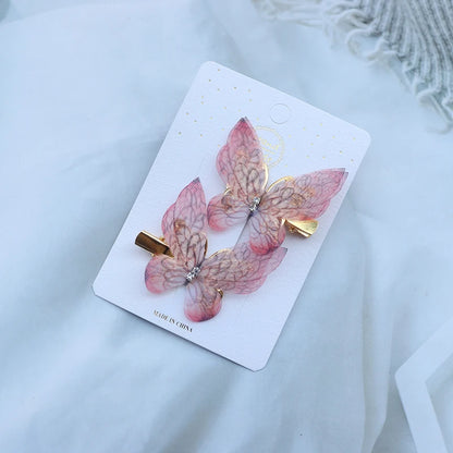 Colorful Butterfly Hair Clips