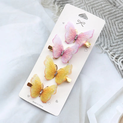 Colorful Butterfly Hair Clips