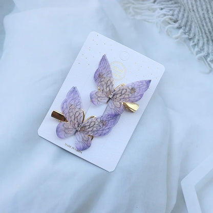 Colorful Butterfly Hair Clips