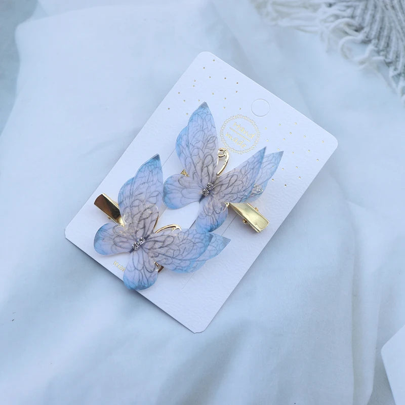 Colorful Butterfly Hair Clips