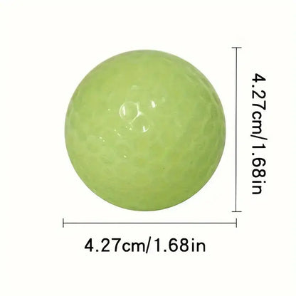 3-Pack Colorful LED Glow Golf Balls for Night Play
