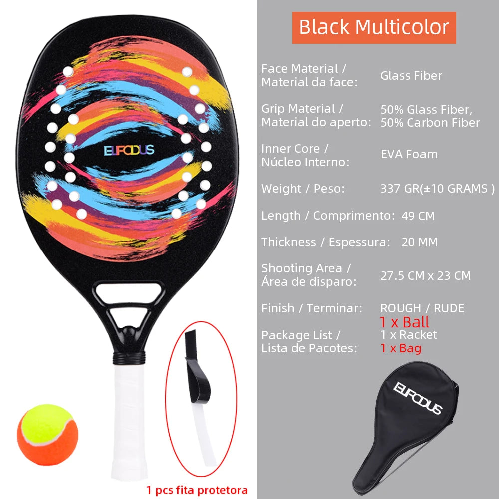 Colorful Protective Cover Advanced Tennis Racquets